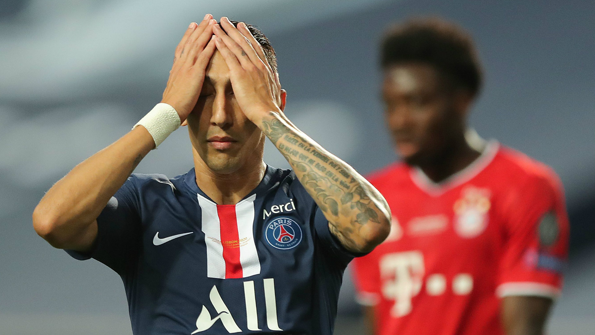 Angel Di Maria PSG vs Bayern Munich Champions League final 2019-20