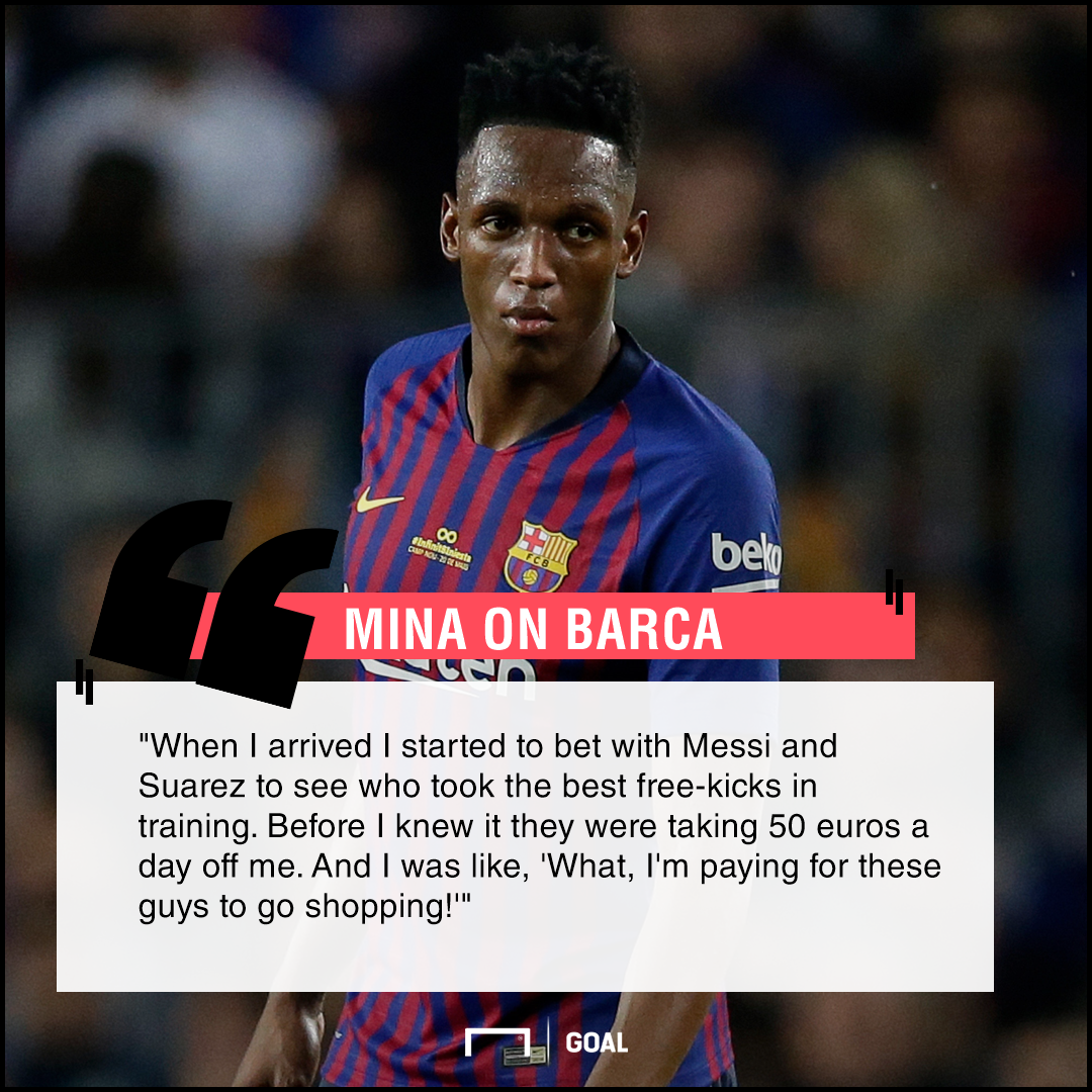 Mina on Barca GFX Mina on Barca GFX