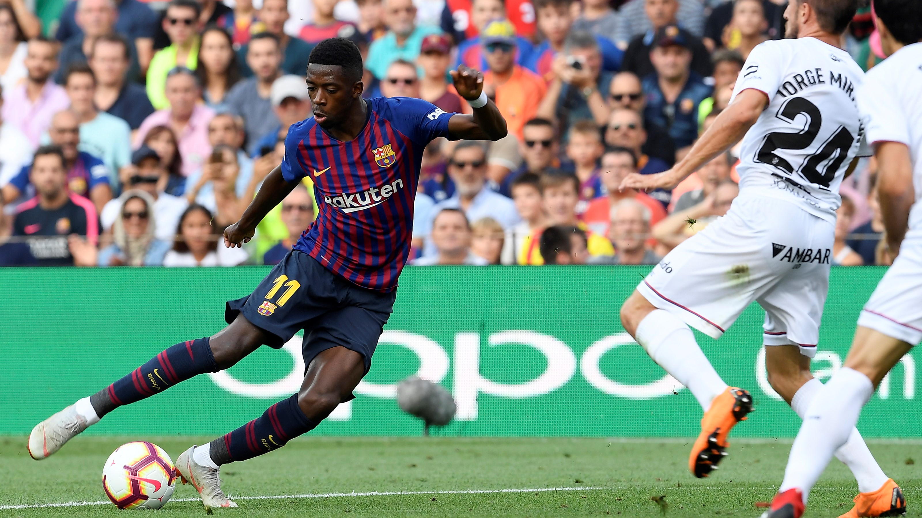 Ousmane Dembele Barcelona Huesca LaLiga 02092018 Ousmane Dembele Barcelona Huesca LaLiga 02092018