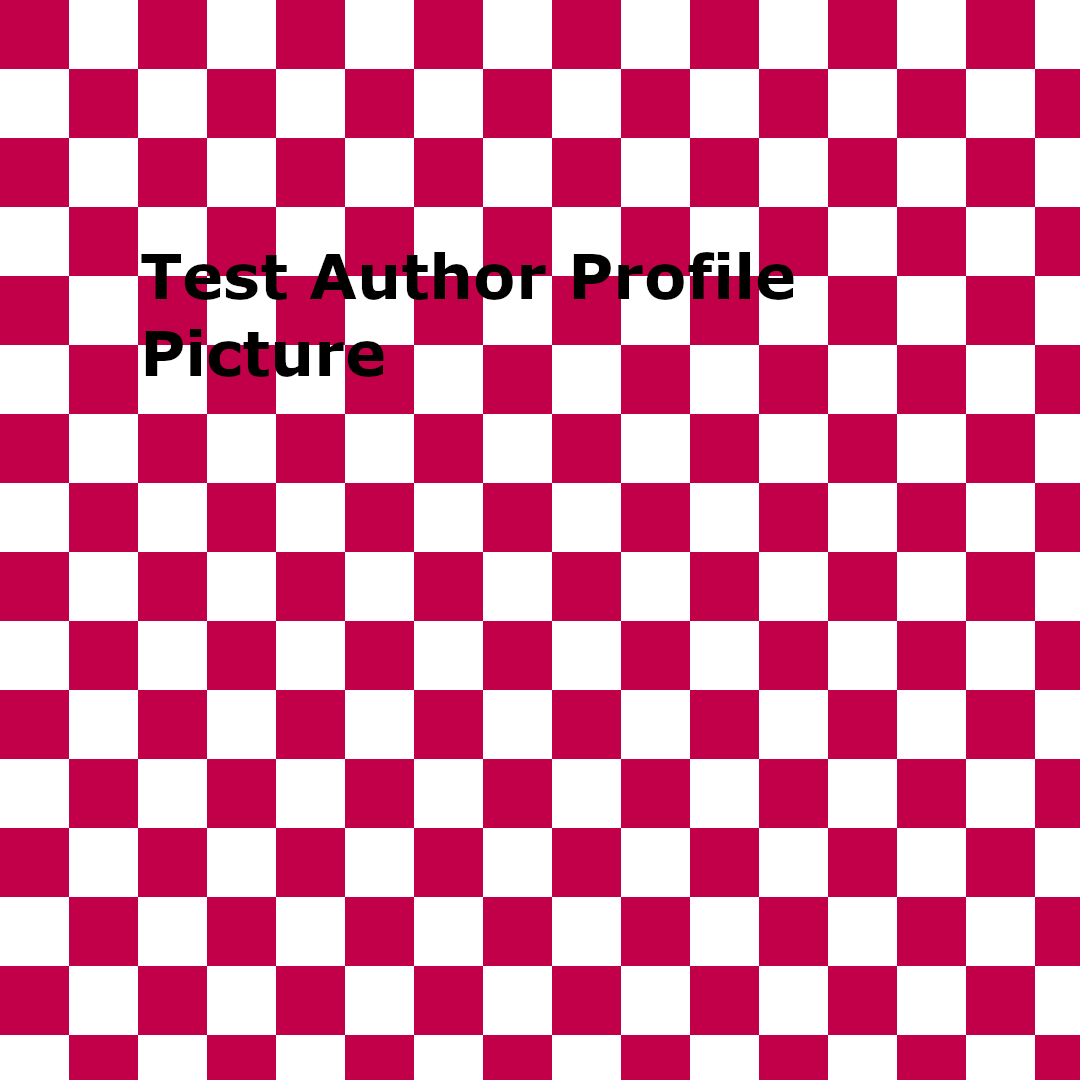 Default Test Author IV Photo