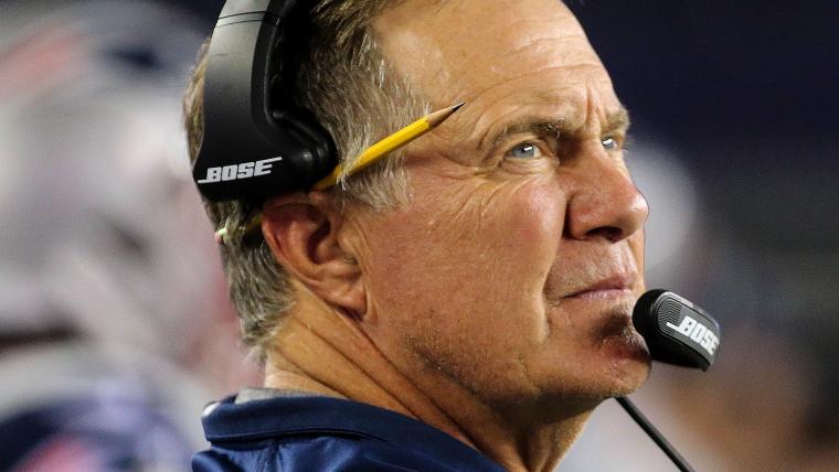 Bill Belichick gets mad online, Gronk-spikes his tablet image