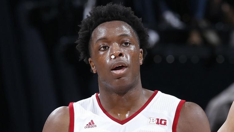 Indiana's OG Anunoby shows off short shorts, big hops vs. UNC image