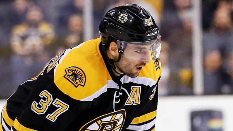 Bruins C Bergeron reaches 20-goal plateau for fifth straight season image