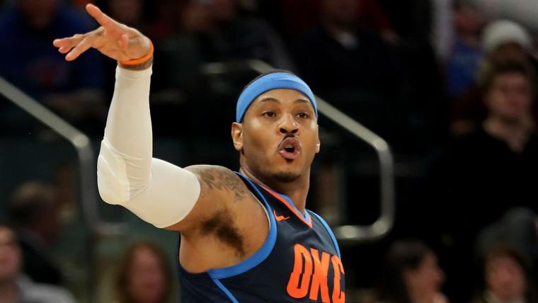 Carmelo Anthony accepting new role in Thunder offense image