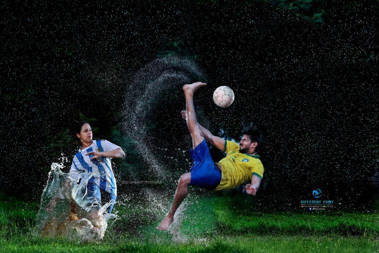 Argentina vs Brazil featuring Kerala couple! image