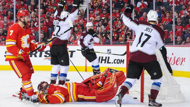 NHL playoffs 2019: Avalanche extinguish Western Conference-best Flames, make history image