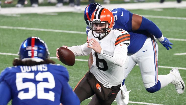 Mayfield leads Browns to comfortable 'SNF' win over Giants image