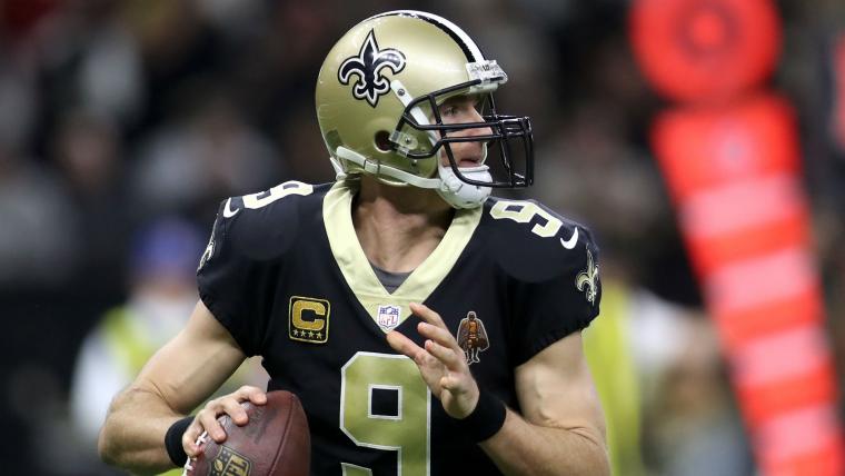 Brees helps Saints defeat Rams image