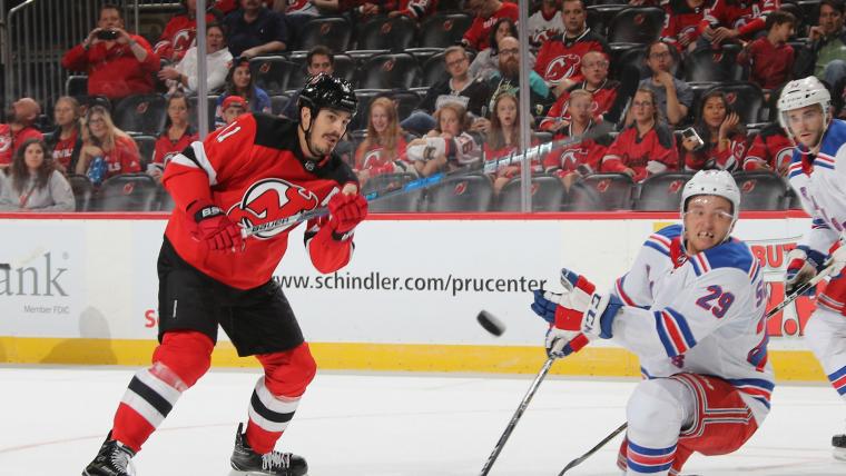 Brian Boyle scores first career hat trick on Hockey Fights Cancer night image