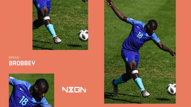 Brian Brobbey: Ajax's teen star dubbed 'the new Lukaku' image