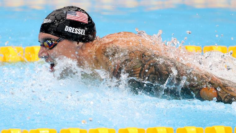 Olympics swimming results: Katie Ledecky, Caeleb Dressel shine as each win gold medals image