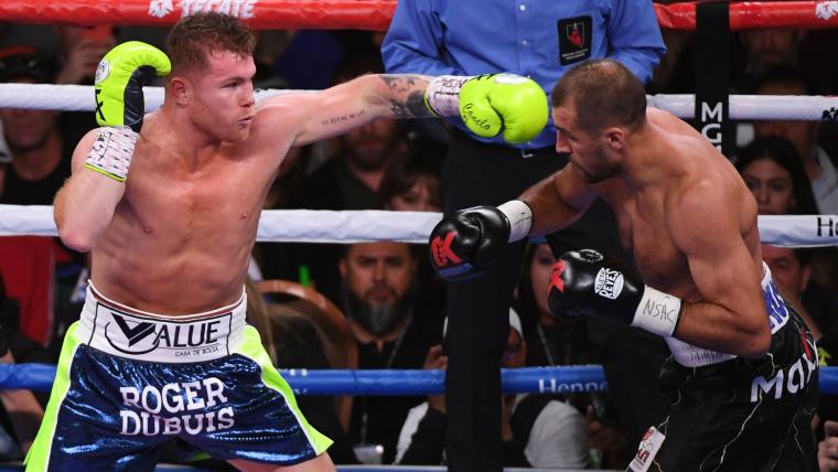 Canelo KOs Kovalev, wins title in fourth weight class image