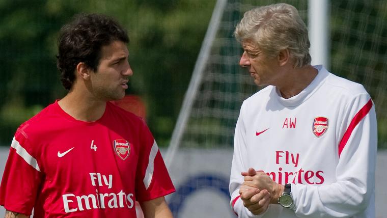 Fabregas's classy tribute to Wenger image