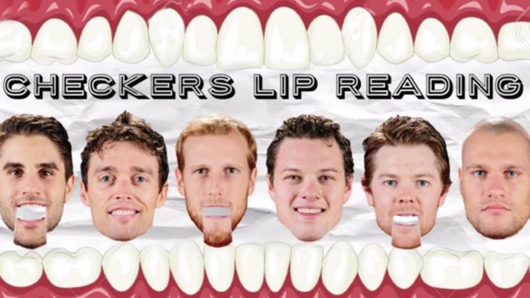 Checkers lip reading image