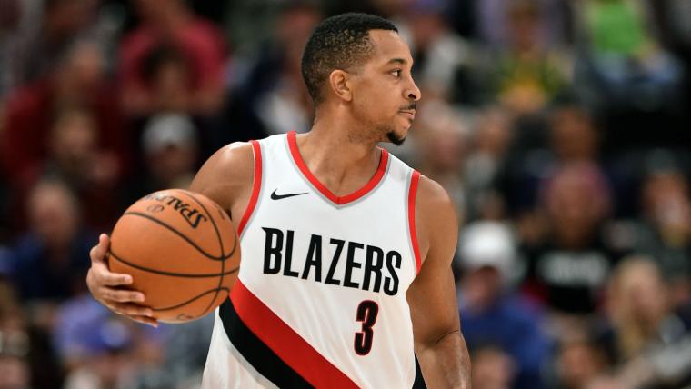 C.J. McCollum sets Trail Blazers record with 28 first-quarter points, finishes with 50 image