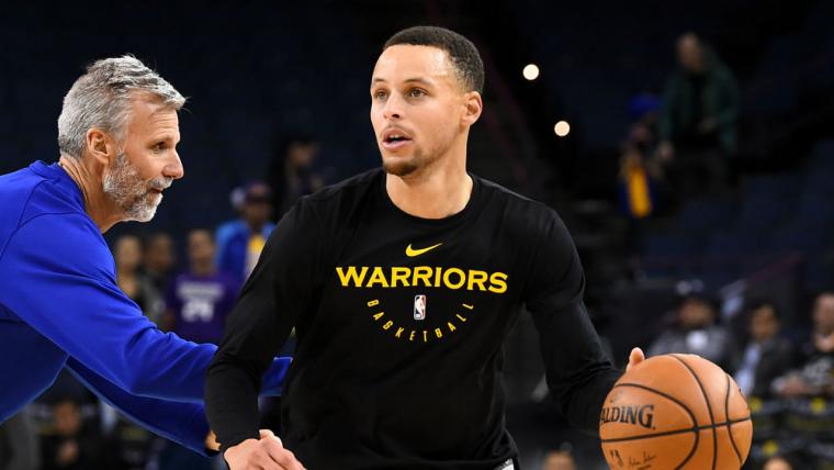 Warriors' Steph Curry to begin practicing next week image