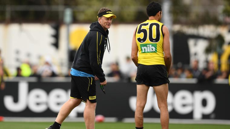 Richmond coach Damien Hardwick explains why they selected Marlion Pickett image