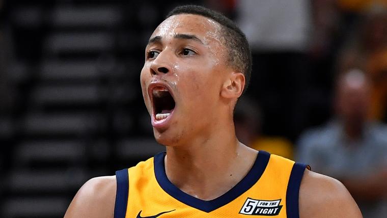 Report: Jazz guard Dante Exum day-to-day with strained hamstring image