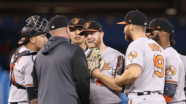 Orioles pitcher David Hess taken out in the middle of no-hit bid image