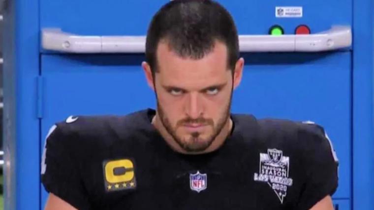 Angry Derek Carr is the latest NFL meme image