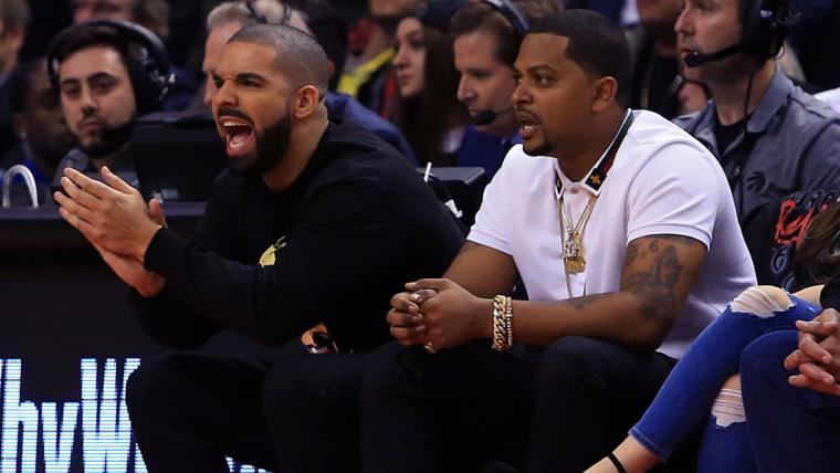 Drake, Kendrick Perkins get into war of words during, after Game 1 of Raptors-Cavs image