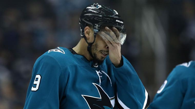 NHL playoffs 2018: Sharks' Kane played with separated shoulder, MCL injury image