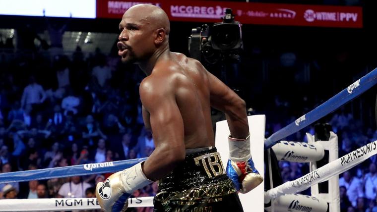 Mayweather’s entourage attacked image