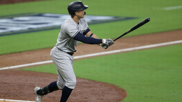 Stanton looks to be heating up at right time for Yankees image