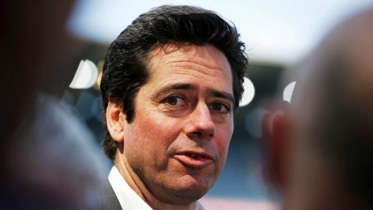 AFL CEO Gillon McLachlan wants a drawn grand final image