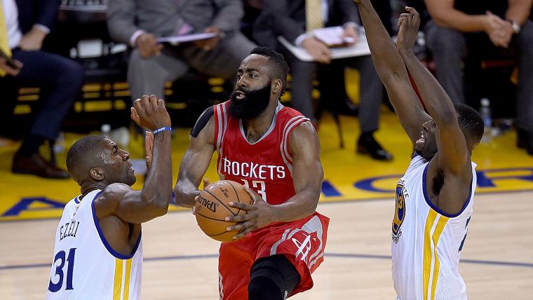 NBA pick of the day – AccuScore offers play on Rockets vs. Warriors Game 2 total image