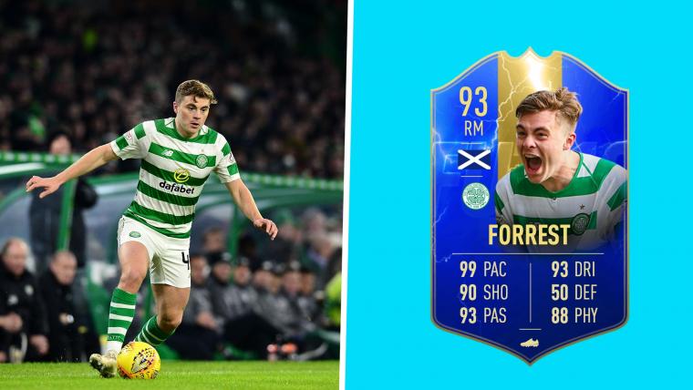 Celtic's James Forrest criminally misses out on FIFA 19 TOTY card image