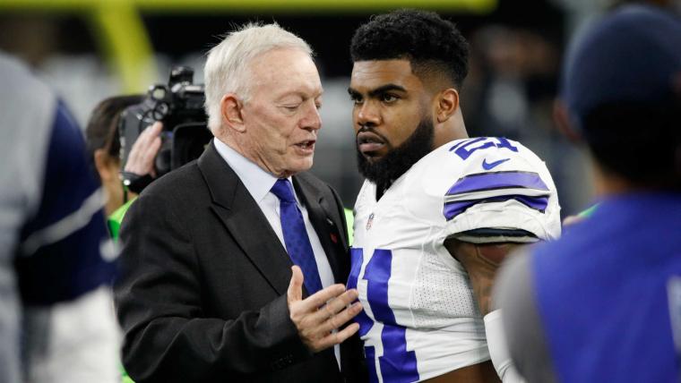 Jerry Jones talks Zeke deal image