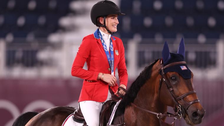 Jessica Springsteen, Bruce Springsteen's daughter, wins equestrian Olympic silver image