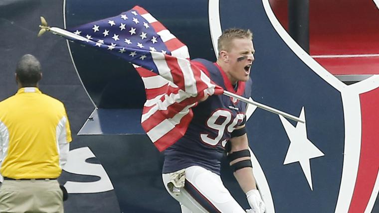 J.J. Watt shuts down Twitter troll for protest opinion: 'Don't speak for me' image