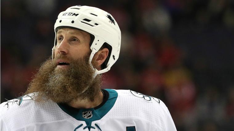 Watch: Joe Thornton gets into fight, loses within seconds image