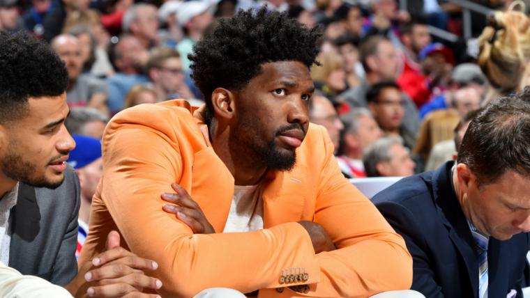 Joel Embiid expresses frustration after Game 2 loss: 'I promised the city the playoffs and I’m not on the court' image