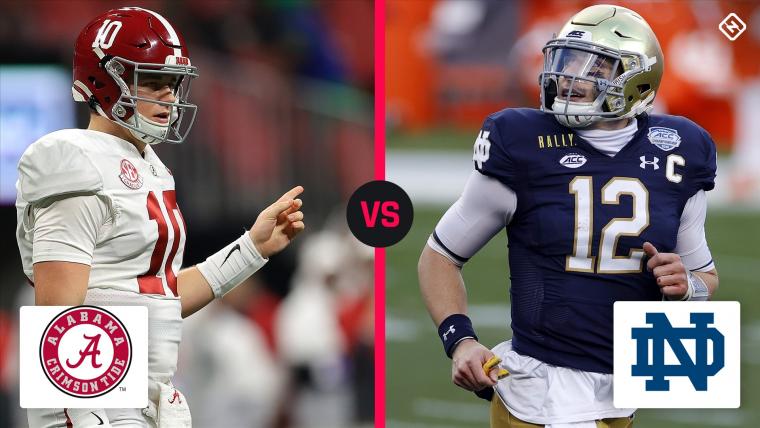 What time does Alabama vs. Notre Dame start? TV schedule, channel for College Football Playoff semifinal image