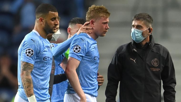 De Bruyne reveals extent of facial injuries from UCL final image