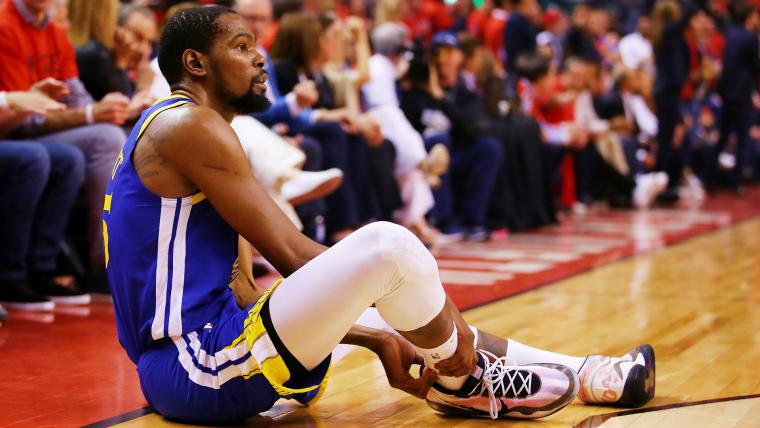 Kevin Durant responds to Raptors fans who cheered Game 5 injury image