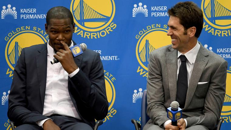 Warriors GM Bob Myers: Kevin Durant's chemistry with teammates is evolving image