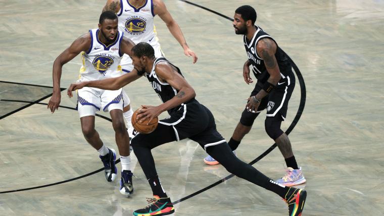 Warriors vs. Nets score, results: Irving and Durant dominate, Brooklyn shows depth in season opener image