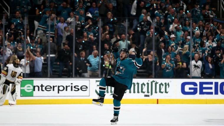 NHL playoffs 2019: Sharks avenge Joe Pavelski injury with historic power play in Game 7 win image