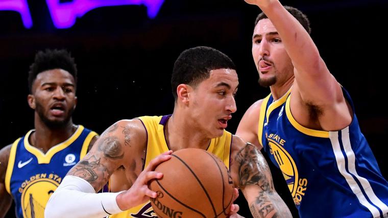 Kyle Kuzma goes all Jerry West image