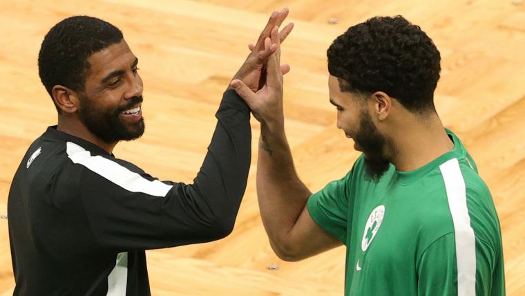 Nets' Kyrie Irving pays tribute to Native American heritage, burns sage in return to Boston image