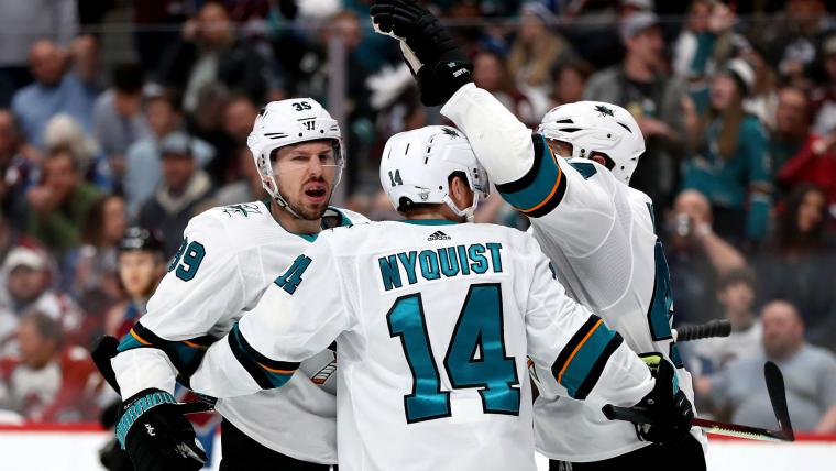 NHL playoffs 2019: Sharks' Logan Couture delivers knockout with hat trick in Game 3 win over Avs image