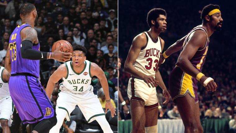 Bucks-Lakers: A connection from 1971 to the present image