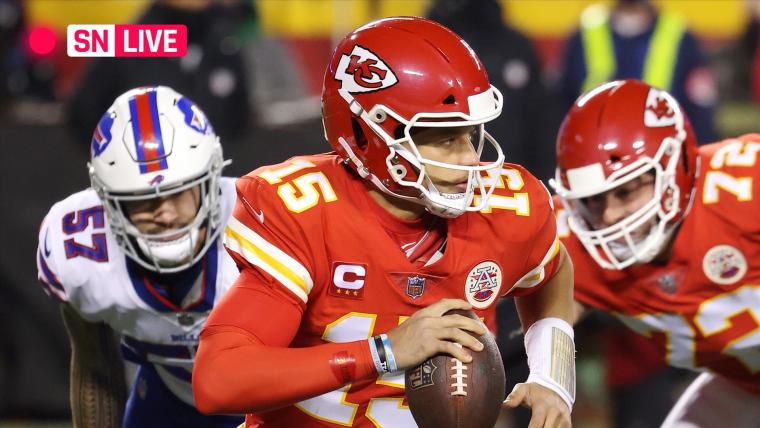 Patrick Mahomes looks unstoppable in AFC championship win image