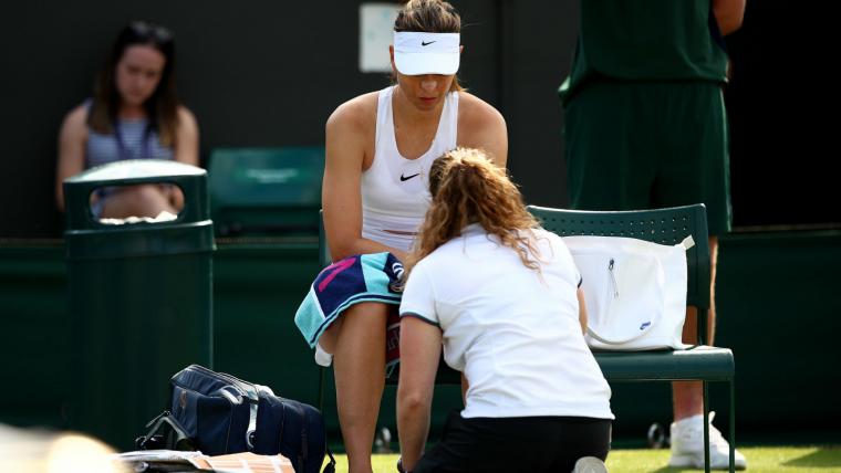 Forearm injury forces Sharapova out image