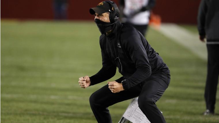 Iowa State's Matt Campbell loses his mind over missed offsides call in Big 12 championship game image