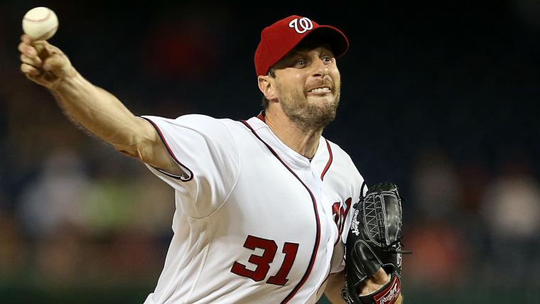 Max Scherzer historically good at missing bats, limiting baserunners image